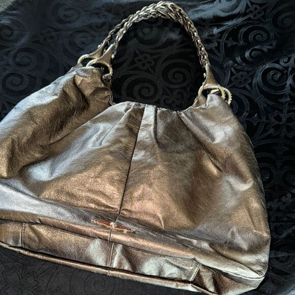 ELLIOT LUCA  Metallic Bronze Shoulder Bag - Picture 5 of 16
